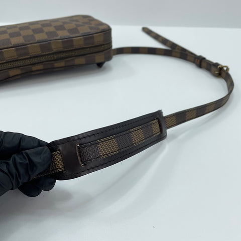 LOUIS VUITTON Pochette Marly Bentlière Handbag Brown WS32707