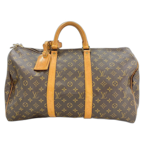 LOUIS VUITTON Kiepol 50 Boston bag Brown WS32710