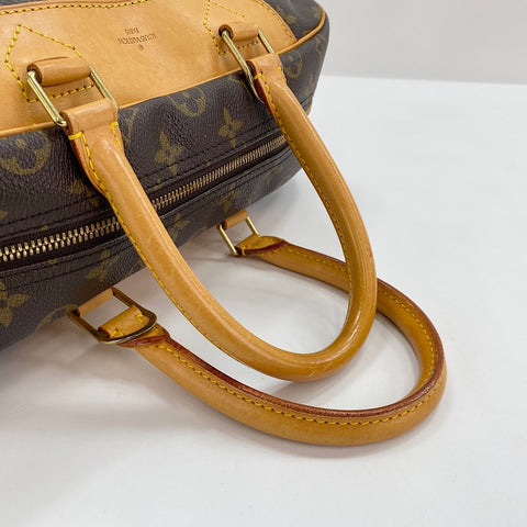 LOUIS VUITTON Deauville Handbag Brown WS32712