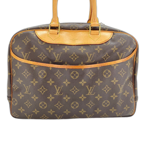 LOUIS VUITTON Deauville Handbag Brown WS32712