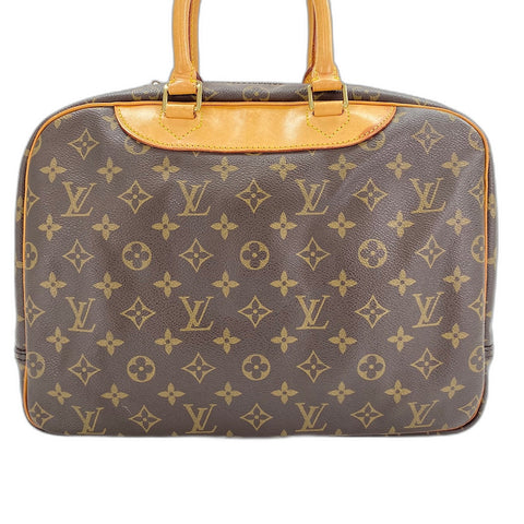 LOUIS VUITTON Deauville Handbag Brown WS32712