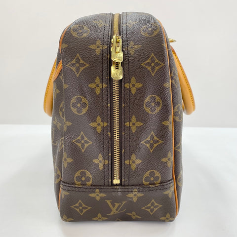 LOUIS VUITTON Deauville Handbag Brown WS32712