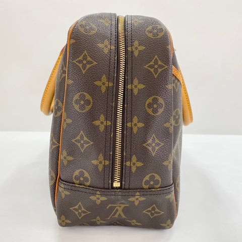 LOUIS VUITTON Deauville Handbag Brown WS32712