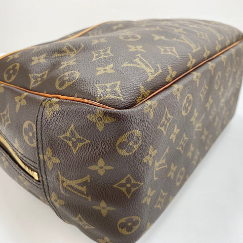 LOUIS VUITTON Deauville Handbag Brown WS32712