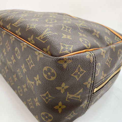 LOUIS VUITTON Deauville Handbag Brown WS32712