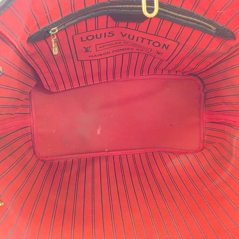 LOUIS VUITTON Neverfull MM Tote Bag Brown WS32717