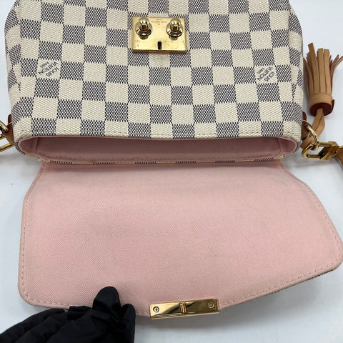 LOUIS VUITTON Croisette Handbag white WS32724