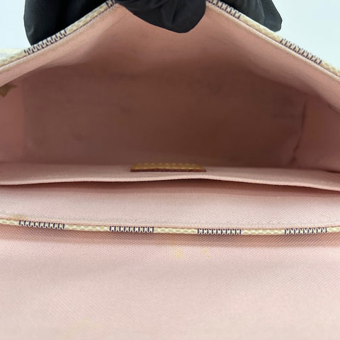 LOUIS VUITTON Croisette Handbag white WS32724