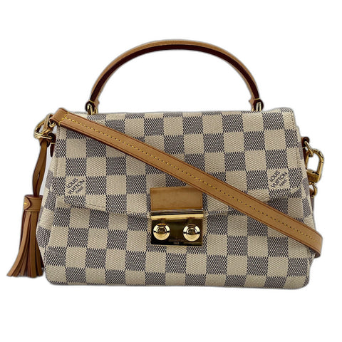 LOUIS VUITTON Croisette Handbag white WS32724
