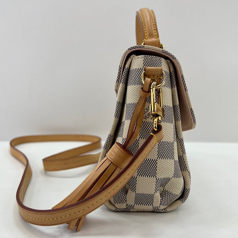 LOUIS VUITTON Croisette Handbag white WS32724