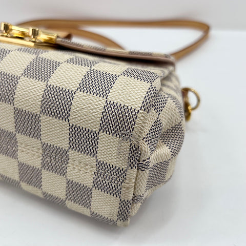 LOUIS VUITTON Croisette Handbag white WS32724