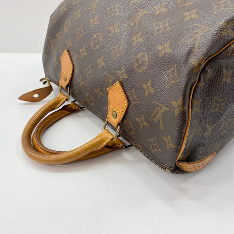 LOUIS VUITTON Speedy 30 Handbag Brown WS32725