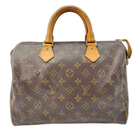 LOUIS VUITTON Speedy 30 Handbag Brown WS32725
