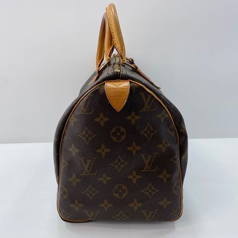 LOUIS VUITTON Speedy 30 Handbag Brown WS32725