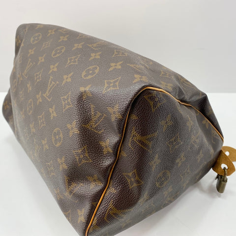 LOUIS VUITTON Speedy 30 Handbag Brown WS32725