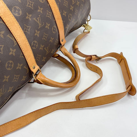 LOUIS VUITTON Kiepol Bandriere 55 Boston bag Brown WS32727