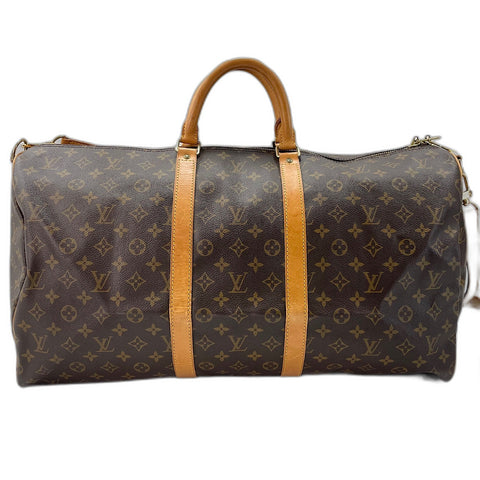 LOUIS VUITTON Kiepol Bandriere 55 Boston bag Brown WS32727