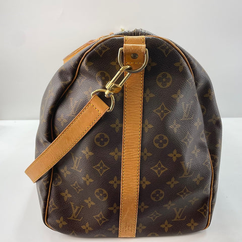 LOUIS VUITTON Kiepol Bandriere 55 Boston bag Brown WS32727