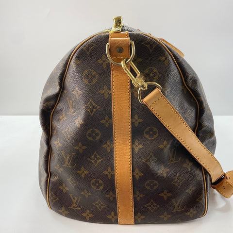 LOUIS VUITTON Kiepol Bandriere 55 Boston bag Brown WS32727