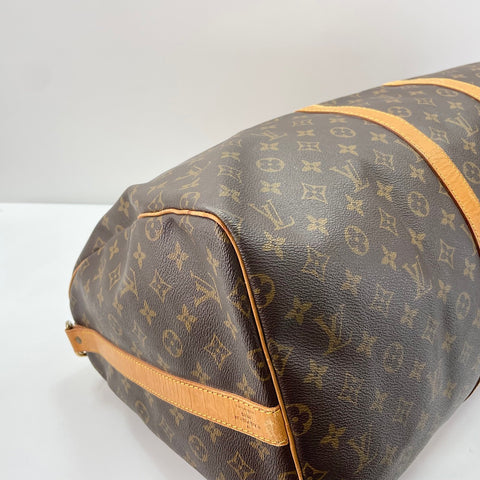 LOUIS VUITTON Kiepol Bandriere 55 Boston bag Brown WS32727