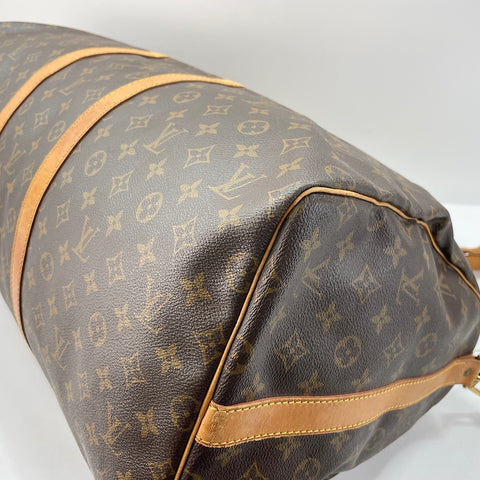 LOUIS VUITTON Kiepol Bandriere 55 Boston bag Brown WS32727
