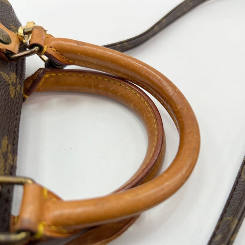 LOUIS VUITTON Mini speedy Shoulder Bag Brown WS32731