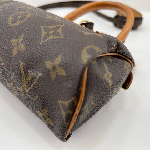 LOUIS VUITTON Mini speedy Shoulder Bag Brown WS32731