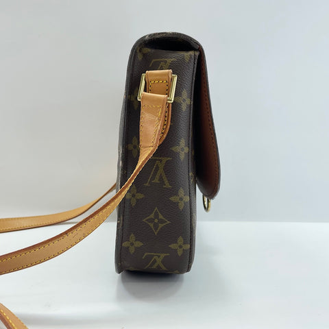 LOUIS VUITTON Monogram Saint Cloud GM Shoulder Bag Brown WS32733