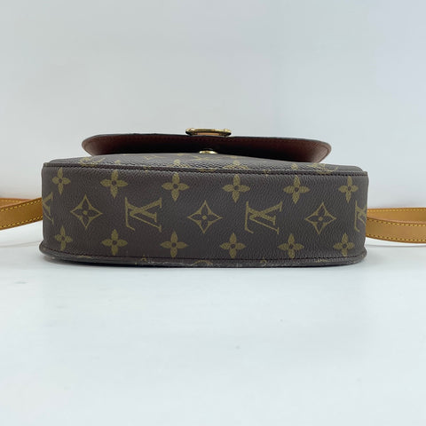LOUIS VUITTON Monogram Saint Cloud GM Shoulder Bag Brown WS32733