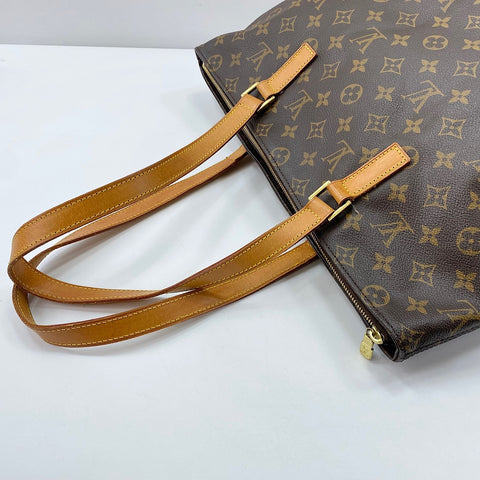 LOUIS VUITTON Cabas Mezzo Shoulder Bag Brown WS32735