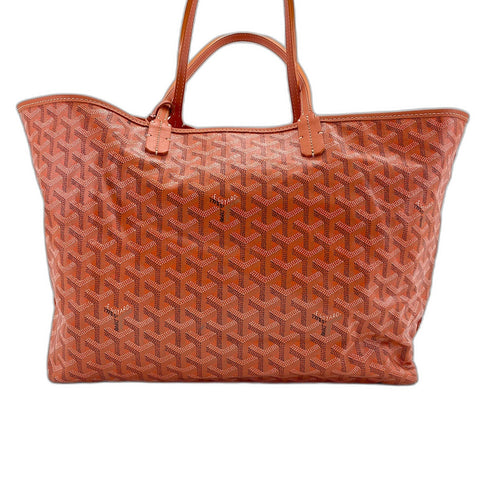 GOYARD Saint Louis PM Tote Bag PVC Orange WS32738