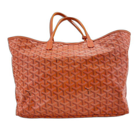 GOYARD Saint Louis PM Tote Bag PVC Orange WS32738