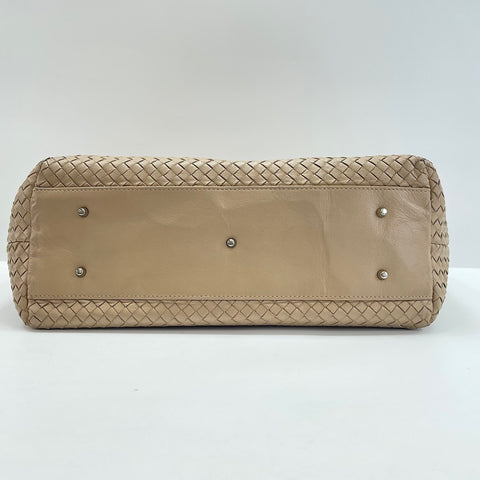 BOTTEGAVENETA INTRECCIATO Tote Bag leather beige WS32740