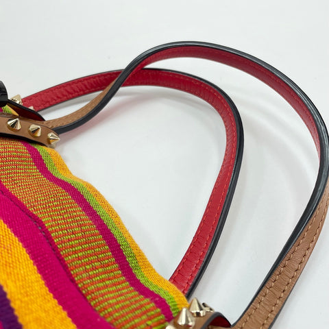 Christian Louboutin Canvas Mexicana Embroidery Tote Bag canvas multicolor WS32741