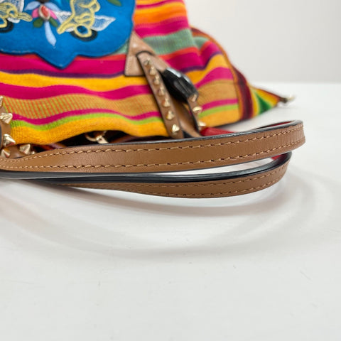 Christian Louboutin Canvas Mexicana Embroidery Tote Bag canvas multicolor WS32741