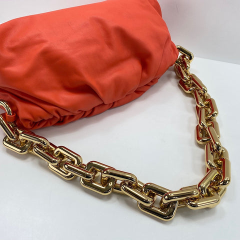 BOTTEGAVENETA The Chain Pouch Pouch leather Orange WS32743