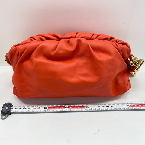 BOTTEGAVENETA The Chain Pouch Pouch leather Orange WS32743
