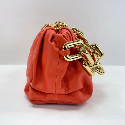 BOTTEGAVENETA The Chain Pouch Pouch leather Orange WS32743