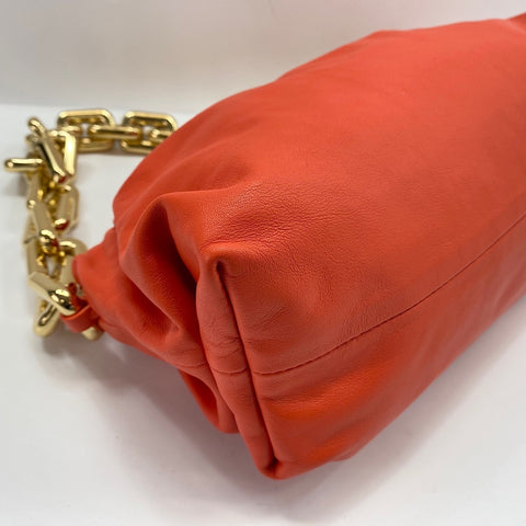 BOTTEGAVENETA The Chain Pouch Pouch leather Orange WS32743