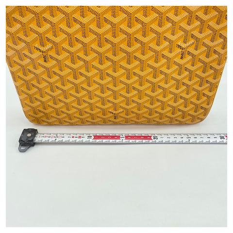 GOYARD Senna MM Clutch bag PVC yellow WS32744