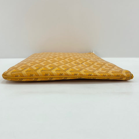 GOYARD Senna MM Clutch bag PVC yellow WS32744