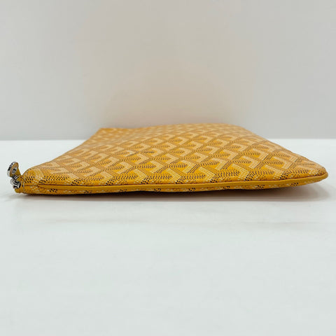 GOYARD Senna MM Clutch bag PVC yellow WS32744