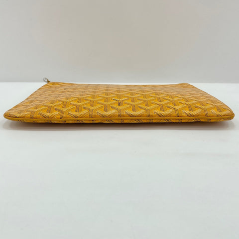 GOYARD Senna MM Clutch bag PVC yellow WS32744