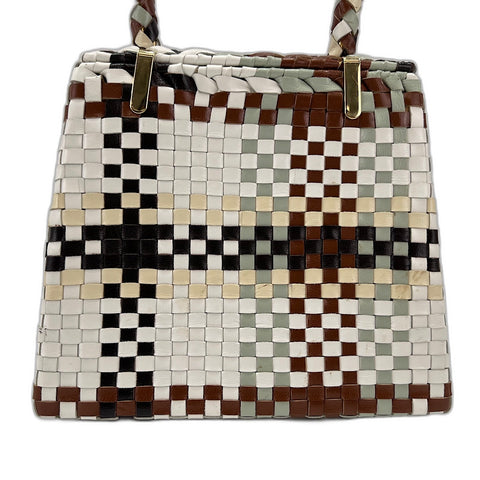 Salvatore Ferragamo Leather Gancini INTRECCIATO Handbag leather multicolor WS32749