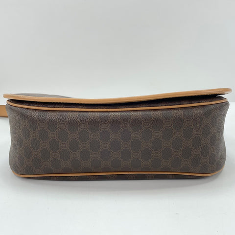CELINE Shoulder Bag PVC Brown WS32751
