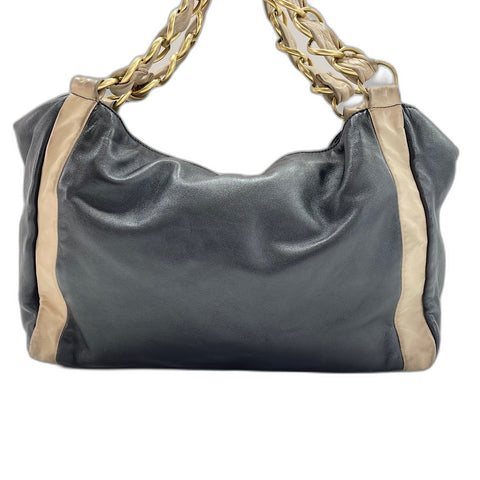 CHANEL Olsen Handbag lambskin black WS32752