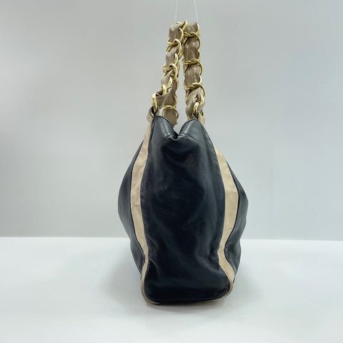 CHANEL Olsen Handbag lambskin black WS32752