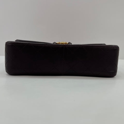 CHANEL Matrasse 30 Shoulder Bag lambskin Red WS32753