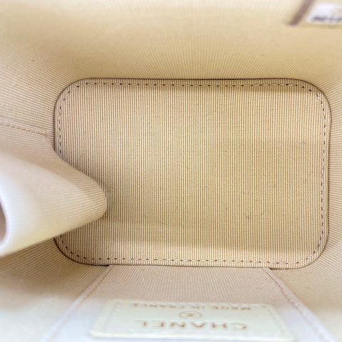 CHANEL Matrasse Shoulder Bag lambskin yellow WS32757