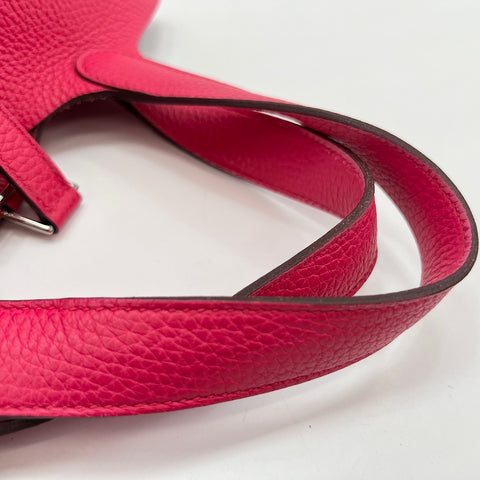 HERMES Picotan Lock PM Handbag pink WS32760